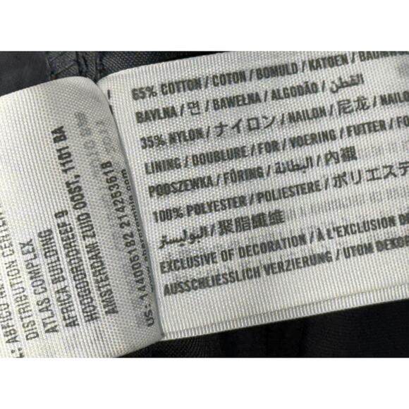 Abercrombie & Fitch Navy Blue Hooded Utility Anorak Rain Jacket Coat Womens Sz S - Picture 4 of 13